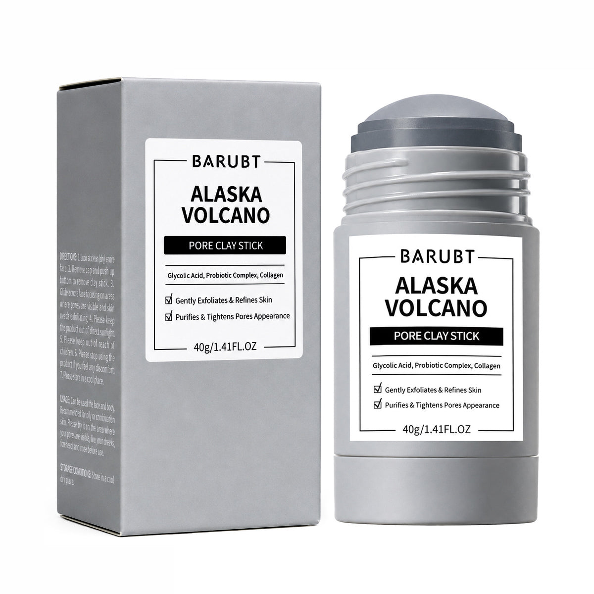 Volcanic Mud Facial Mask Stick
