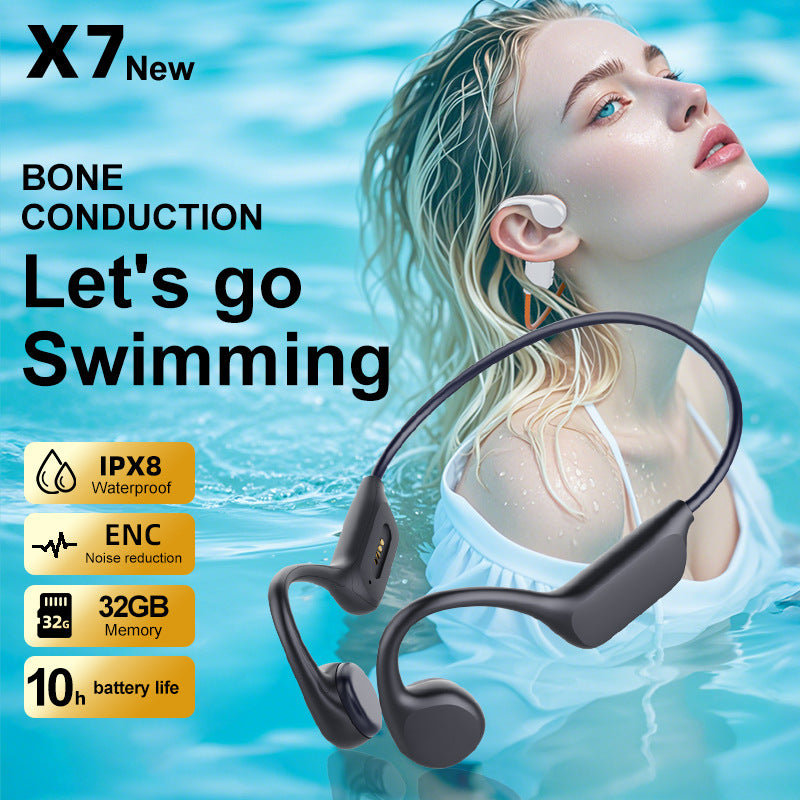X7S Bone Conduction Bluetooth Headset
