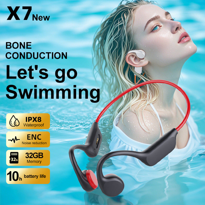 X7S Bone Conduction Bluetooth Headset