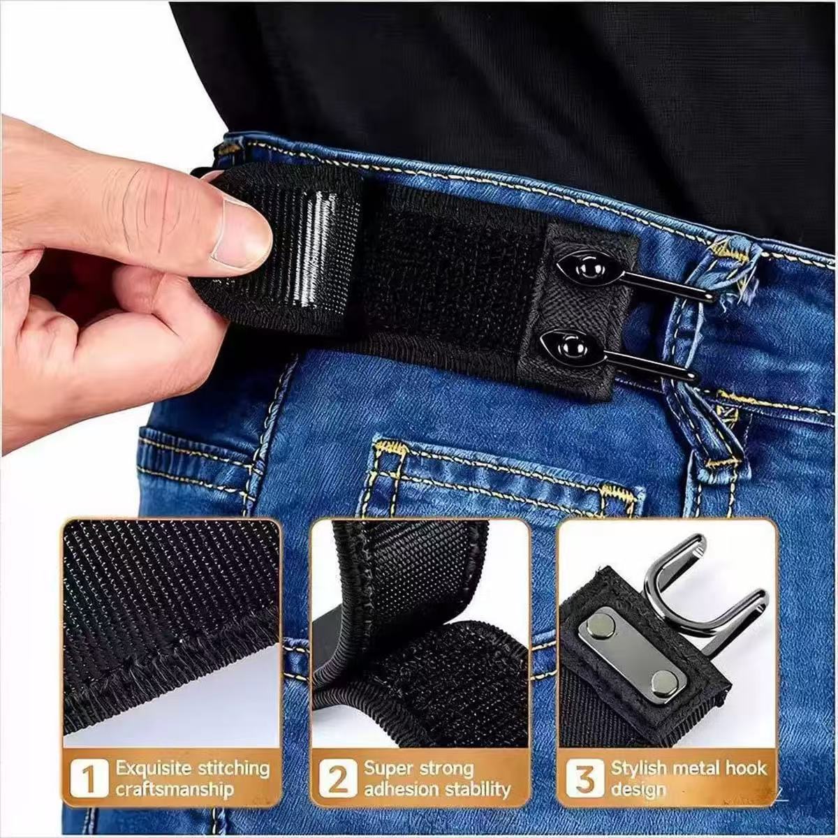 Adjustable Elastic Nylon Belt Buckle